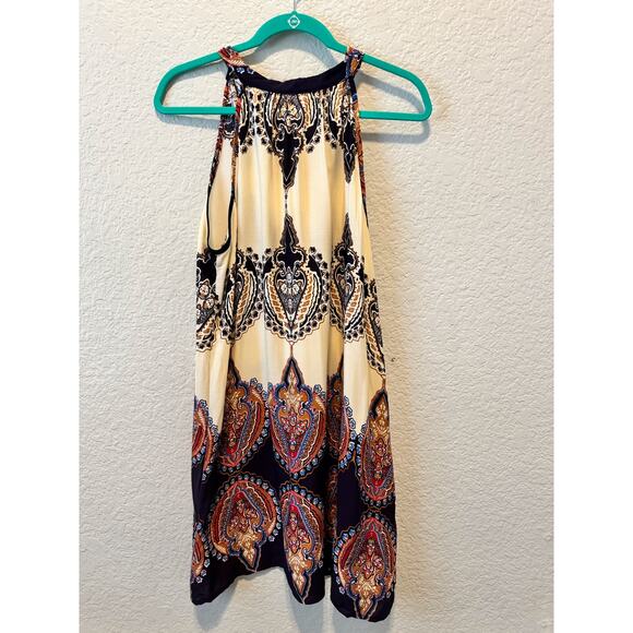 Women's Multi Color Halter Top Dress Size M - Picture 2 of 7